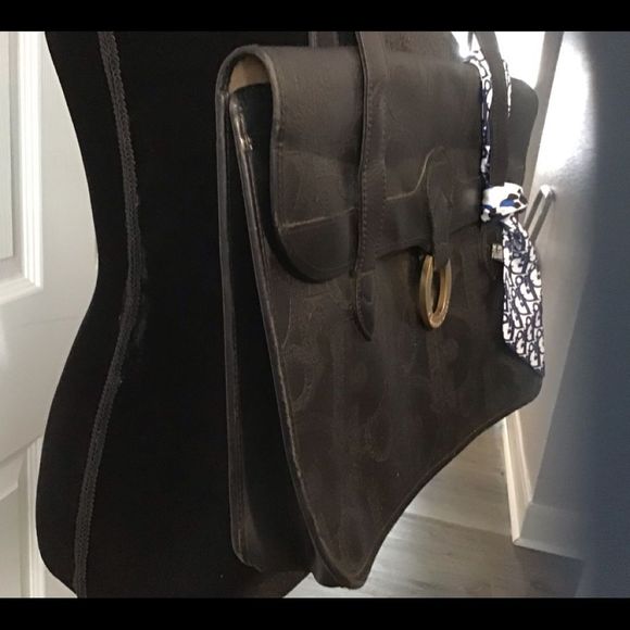 Christian Dior Trotter Monogrammed PVC Leather Shoulder Bag “RARE FIND” - Picture 3 of 16